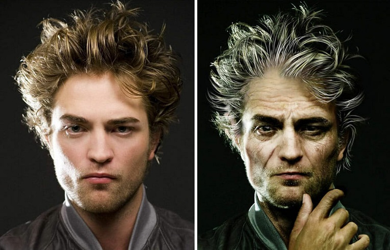 Artistas criam celebridades envelhecidas em Photoshop 13