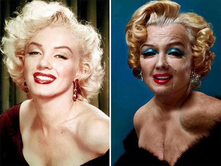 Artistas criam celebridades envelhecidas em Photoshop 8