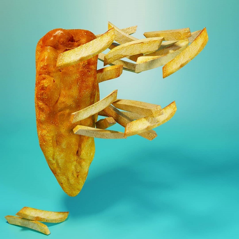 O alfabeto 3D de comida de Ben Chelouche 6