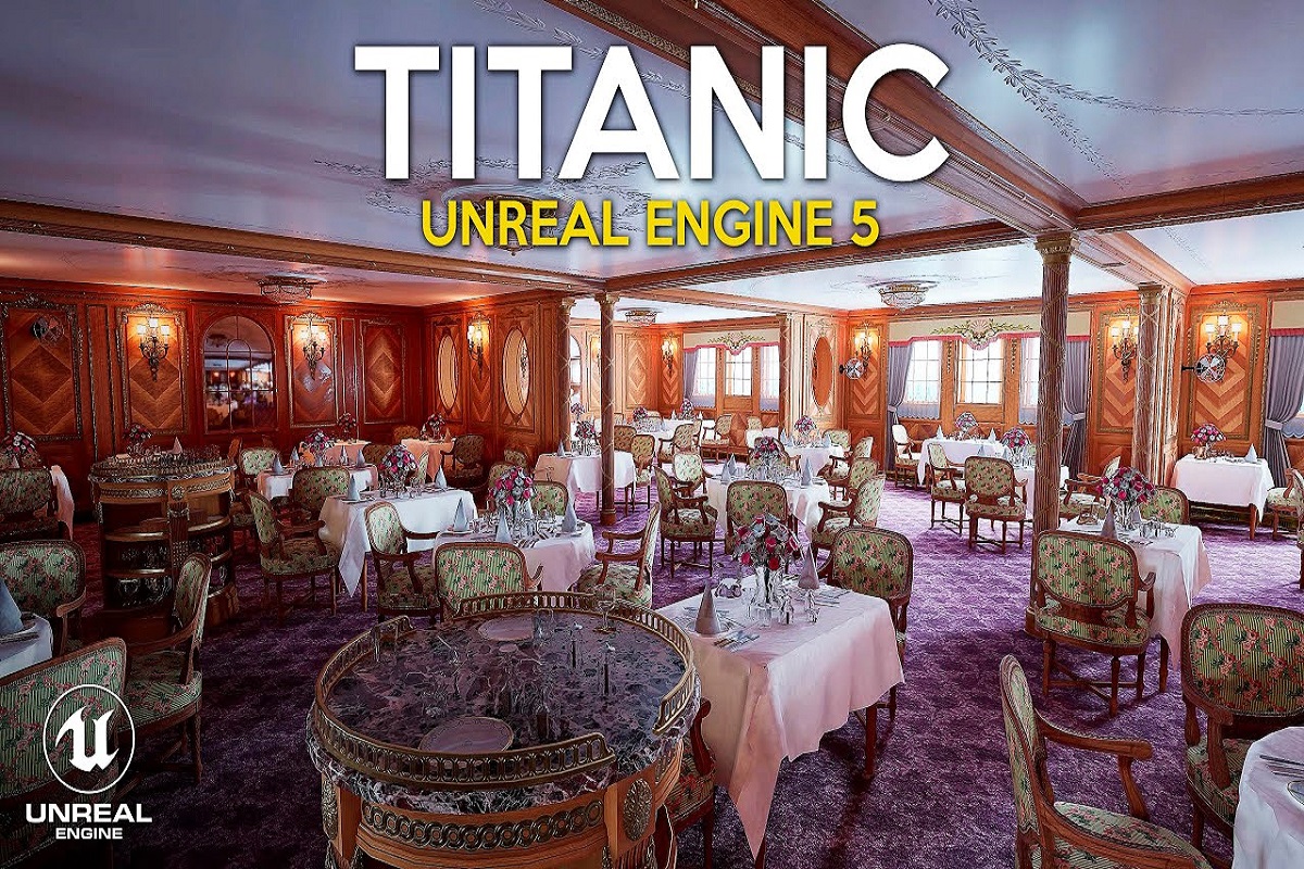 Um passeio virtual em 4K no Titanic como você nunca viu