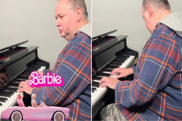 Versão Mozart de Barbie Girl no piano