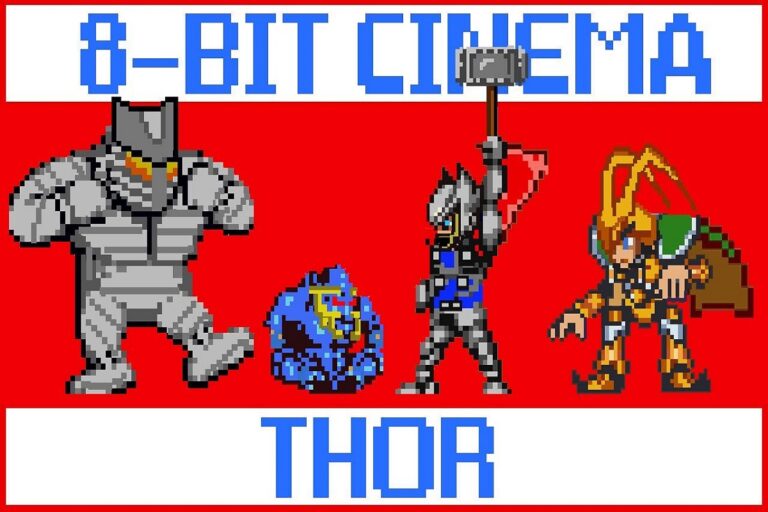 Thor versão cinema de 8 bits