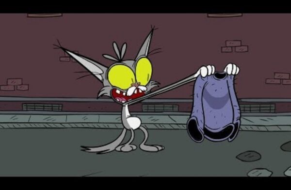 Life By A Thread, uma animação sobre a luta de um gato com um suéter