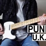 Medley de guitarra de doze riffs clássicos de punk rock do Reino Unido