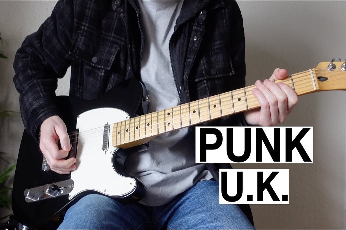 Medley de guitarra de doze riffs clássicos de punk rock do Reino Unido