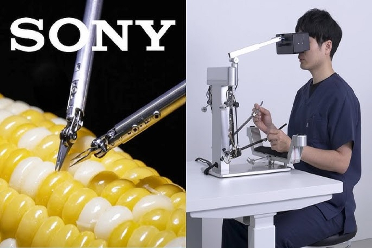Novo robô de assistência microcirúrgica da Sony pode costurar um grão de milho